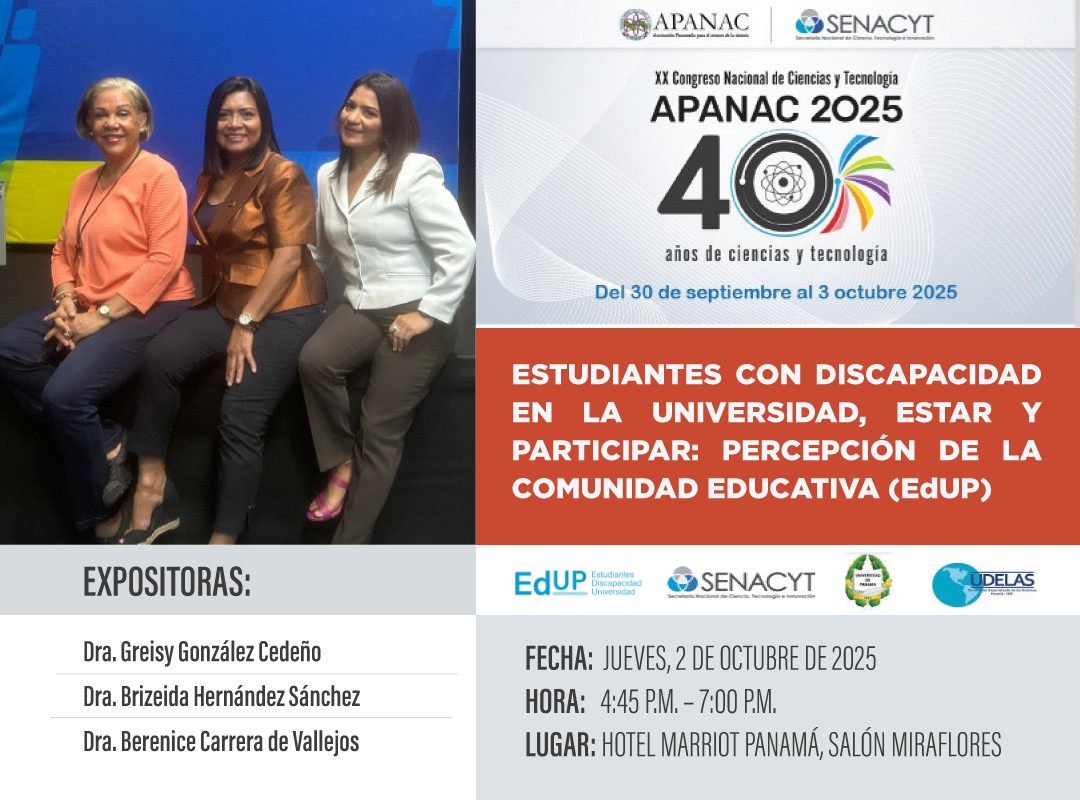 APANAC – Estudiantes con discapacidad en la universidad, estar y participar: percepción de la comunidad educativa (EdUP)
